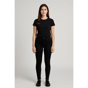 PAIGE Jeans Women 26 Black‎ Verdugo Ultra Skinny Leg Minimalist Preppy
